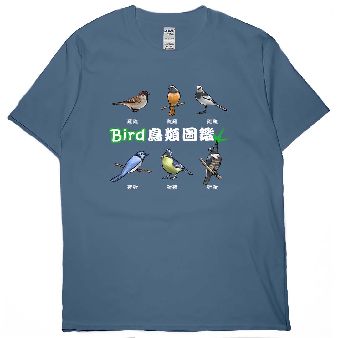 鳥類圖鑑(短T)THamburger T-shirt shop(NEW)