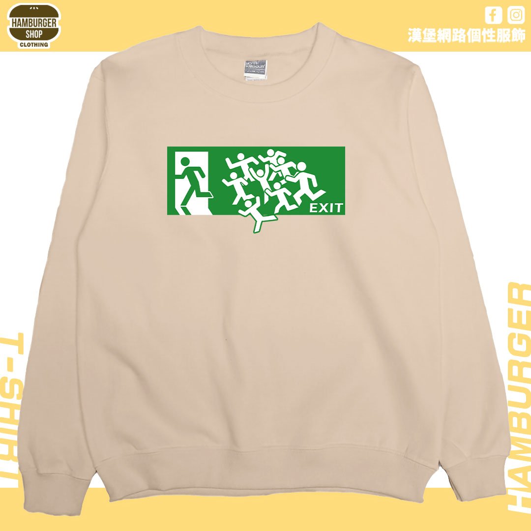 全員逃走中(大學T)Hamburger T-shirt shop