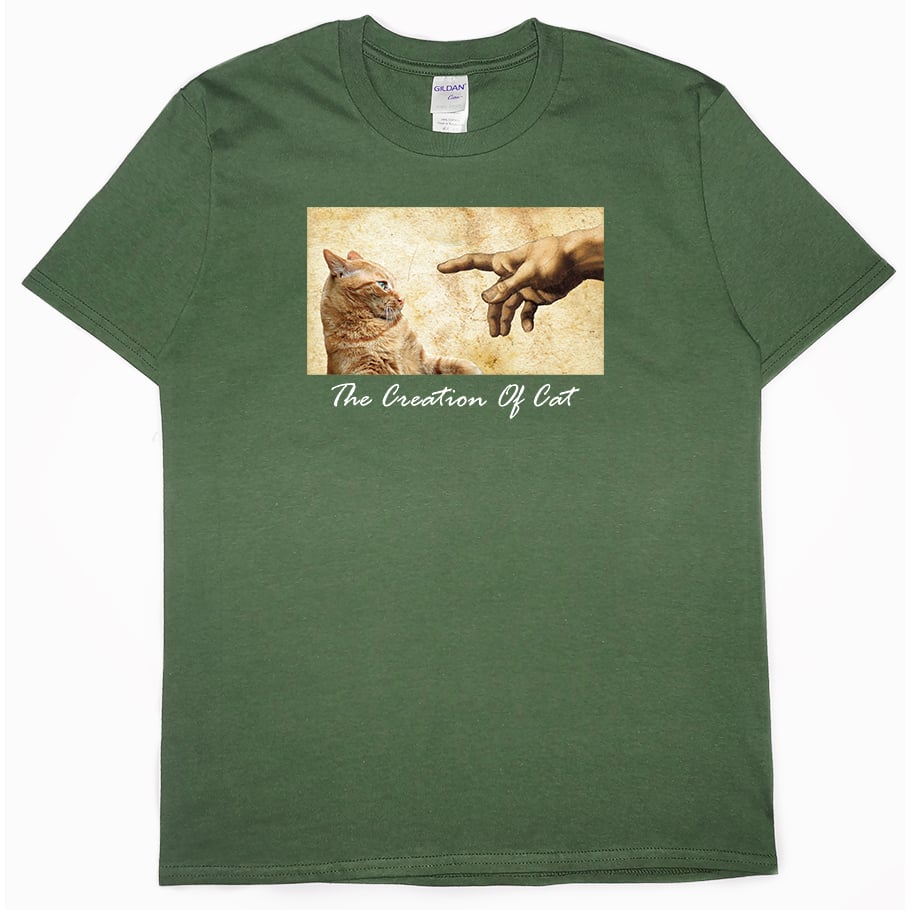 創世貓(短T)Hamburger T-shirt shop