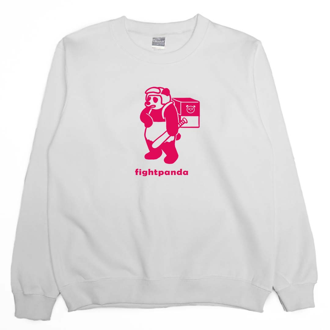 fightpanda(大學T)Hamburger T-shirt shop
