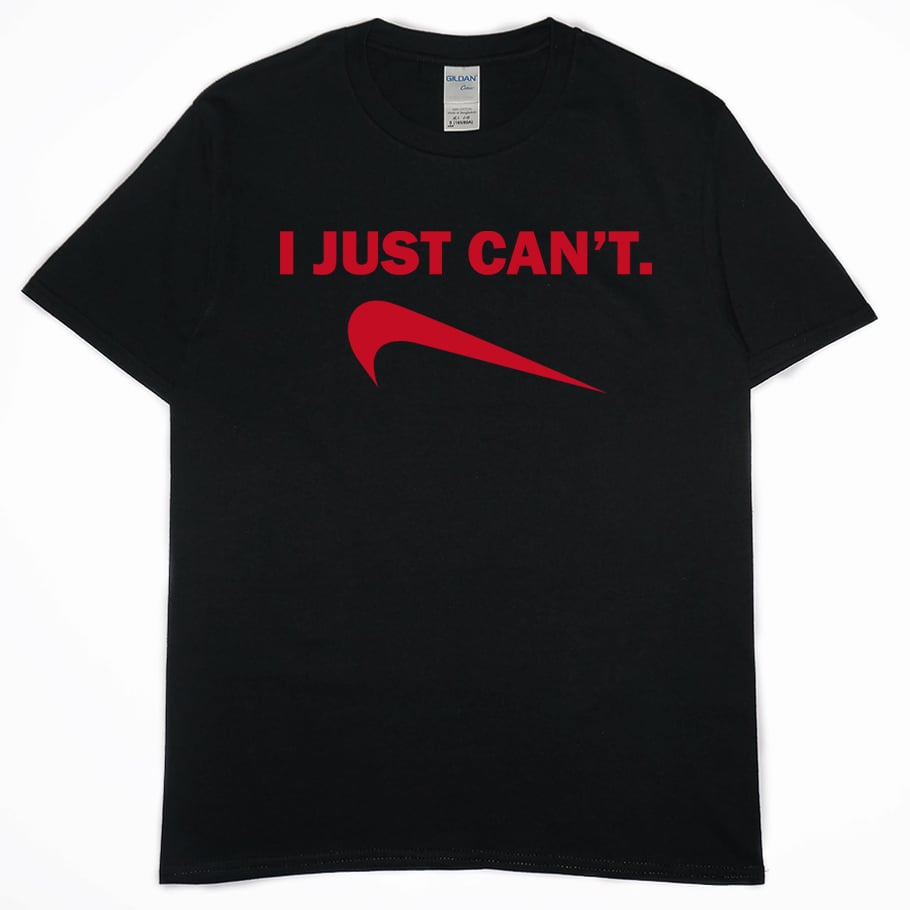 零碼出清 - i just can't(短T) 黑3XL