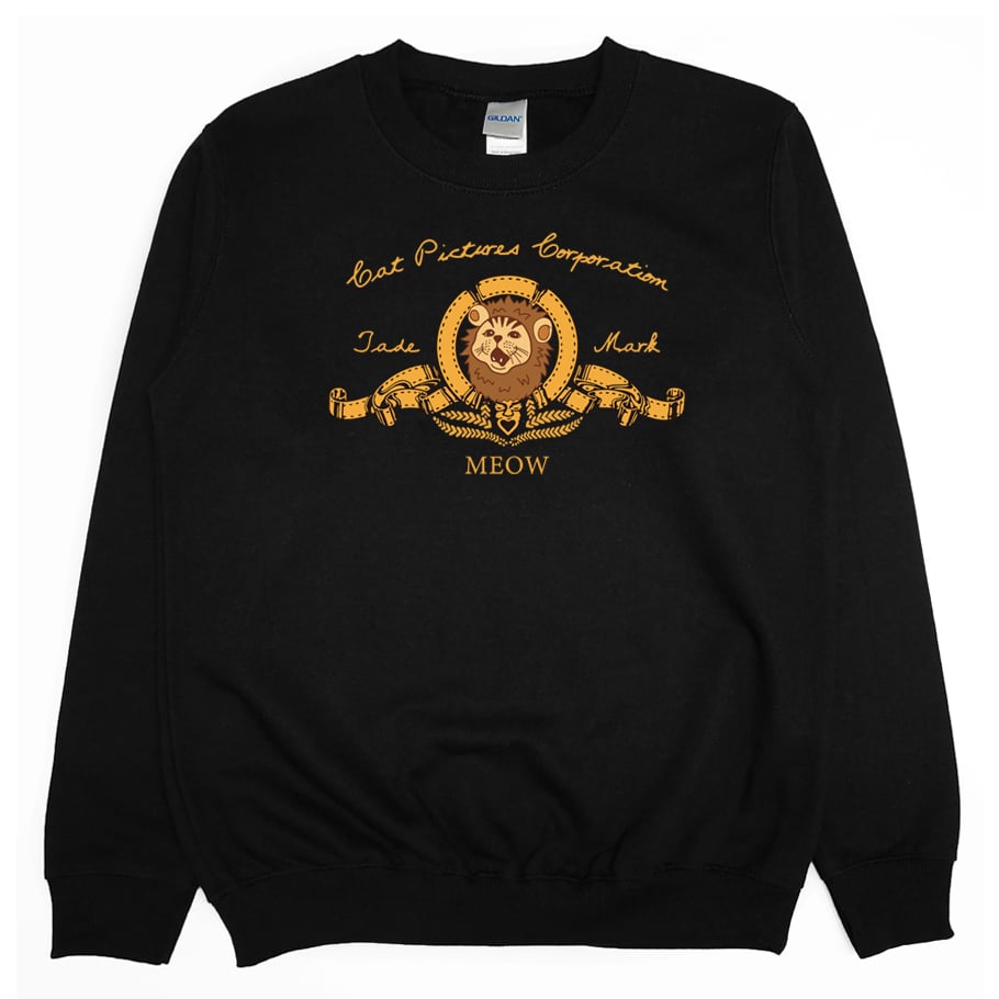 貓電影(大學T)Hamburger T-Shirt Shop