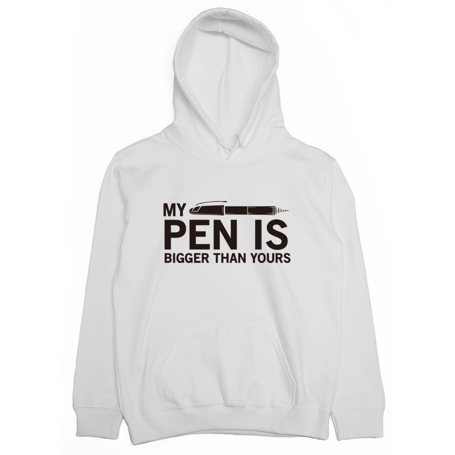 MY PEN IS BIGGER(帽T)Hamburger T-shirt shop