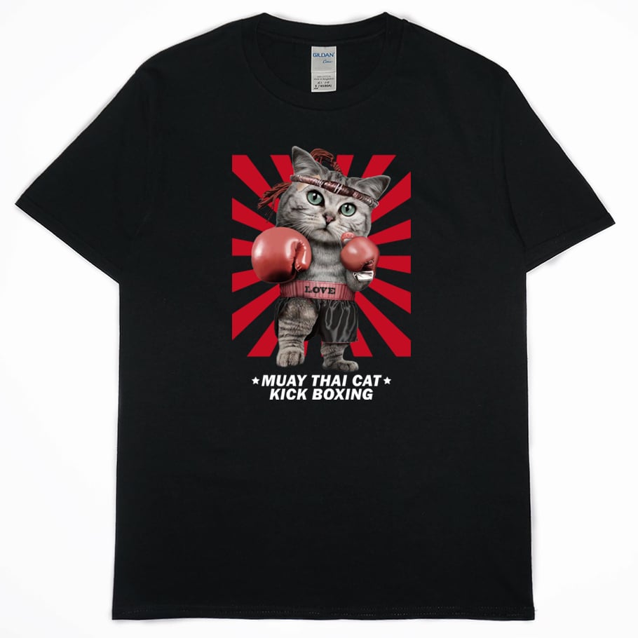 泰拳貓(短T)Hamburger T-shirt shop