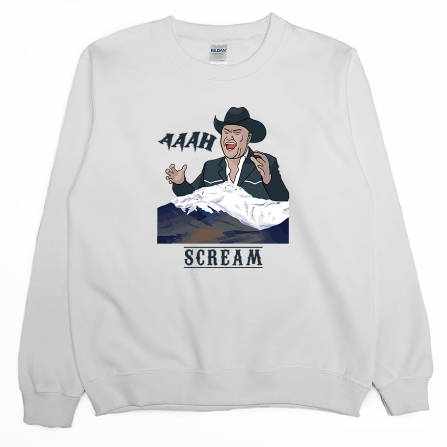 尖叫牛仔(大學T)Hamburger T-Shirt Shop