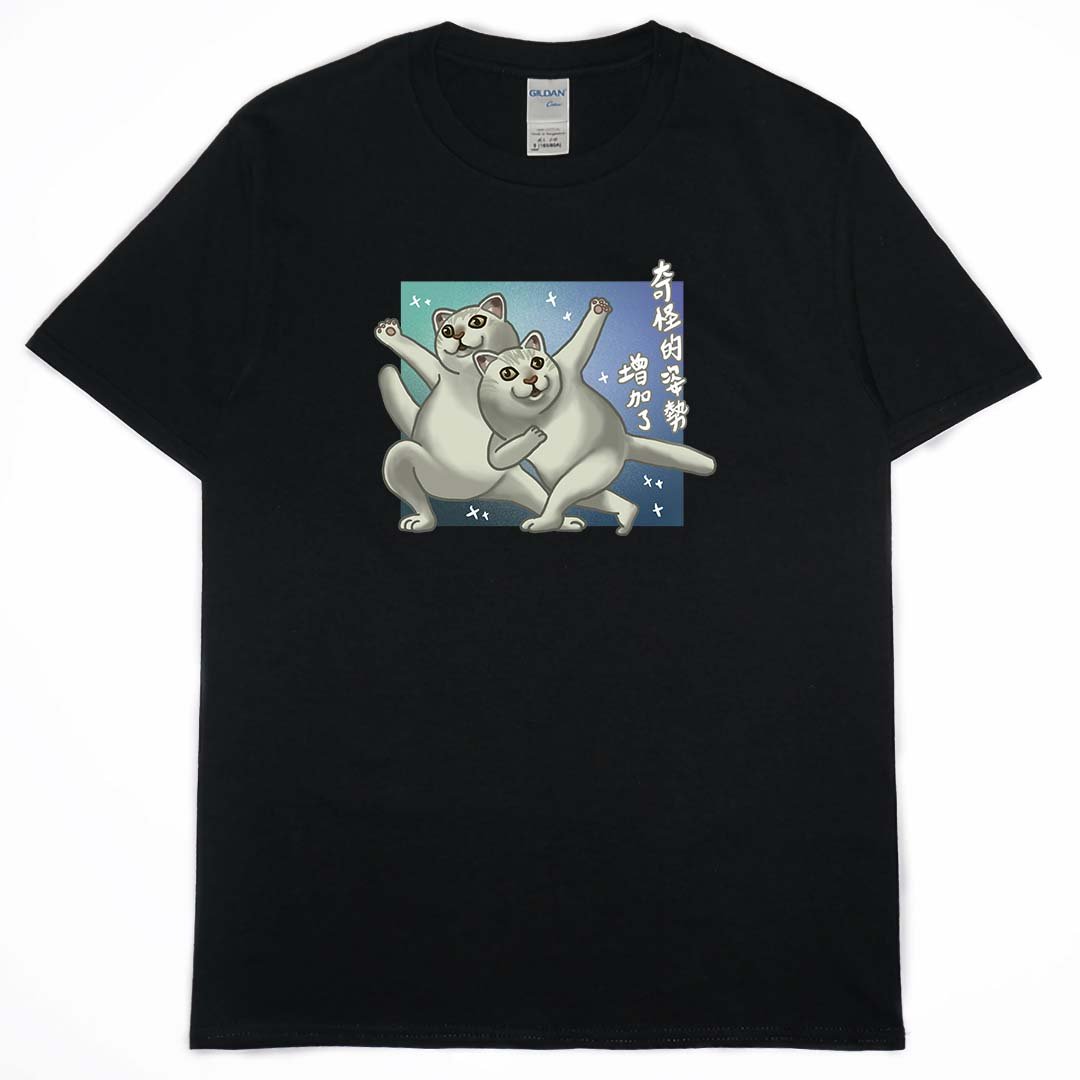 零碼出清 - 奇怪的姿勢增加了(短T)