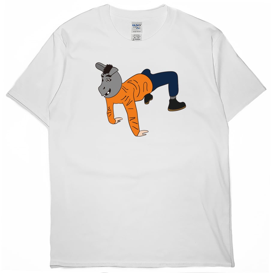 馬(短T)Hamburger T-shirt shop