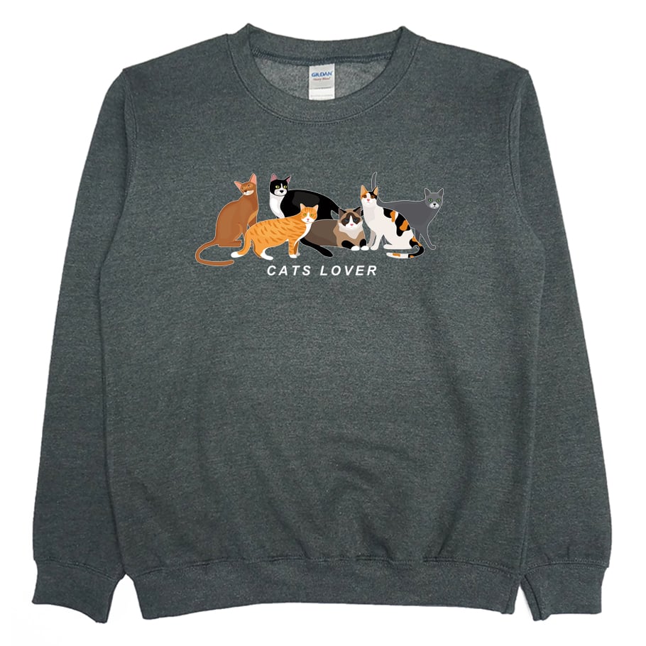 貓愛好者(大學T)Hamburger T-Shirt Shop