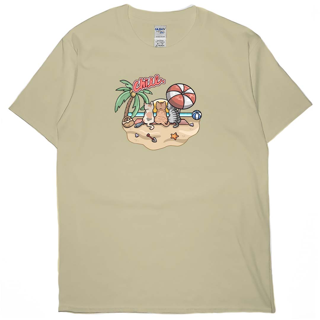 海邊放風(短T)Hamburger T-shirt shop(NEW)