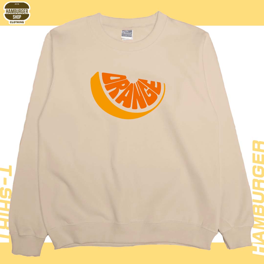 ORANGE(大學T)Hamburger T-shirt shop