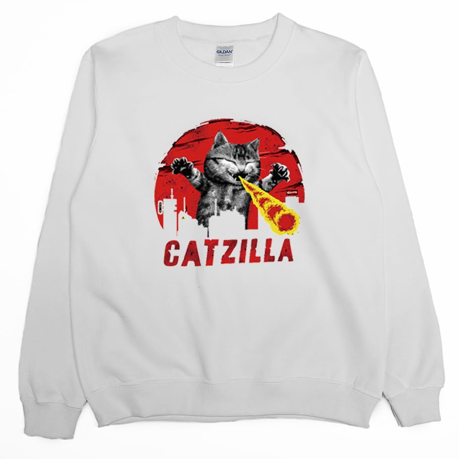 喵吉拉(大學T)Hamburger T-shirt shop