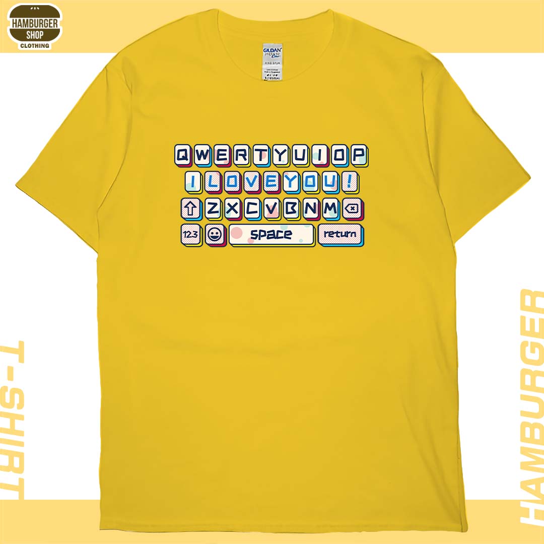 告白鍵盤(短T)Hamburger T-shirt shop