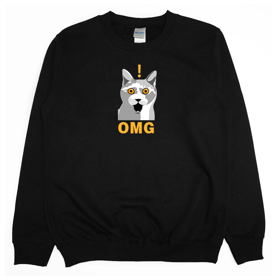 OMG貓(大學T)Hamburger T-Shirt Shop