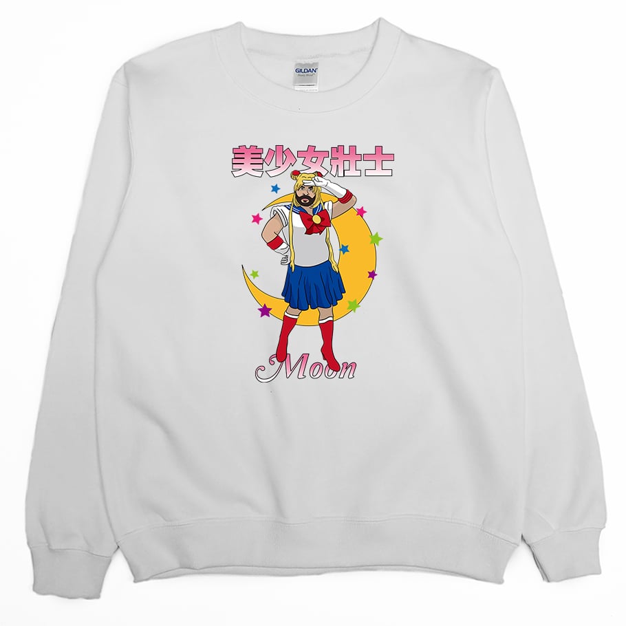 美少女壯士(大學T)Hamburger T-Shirt Shop