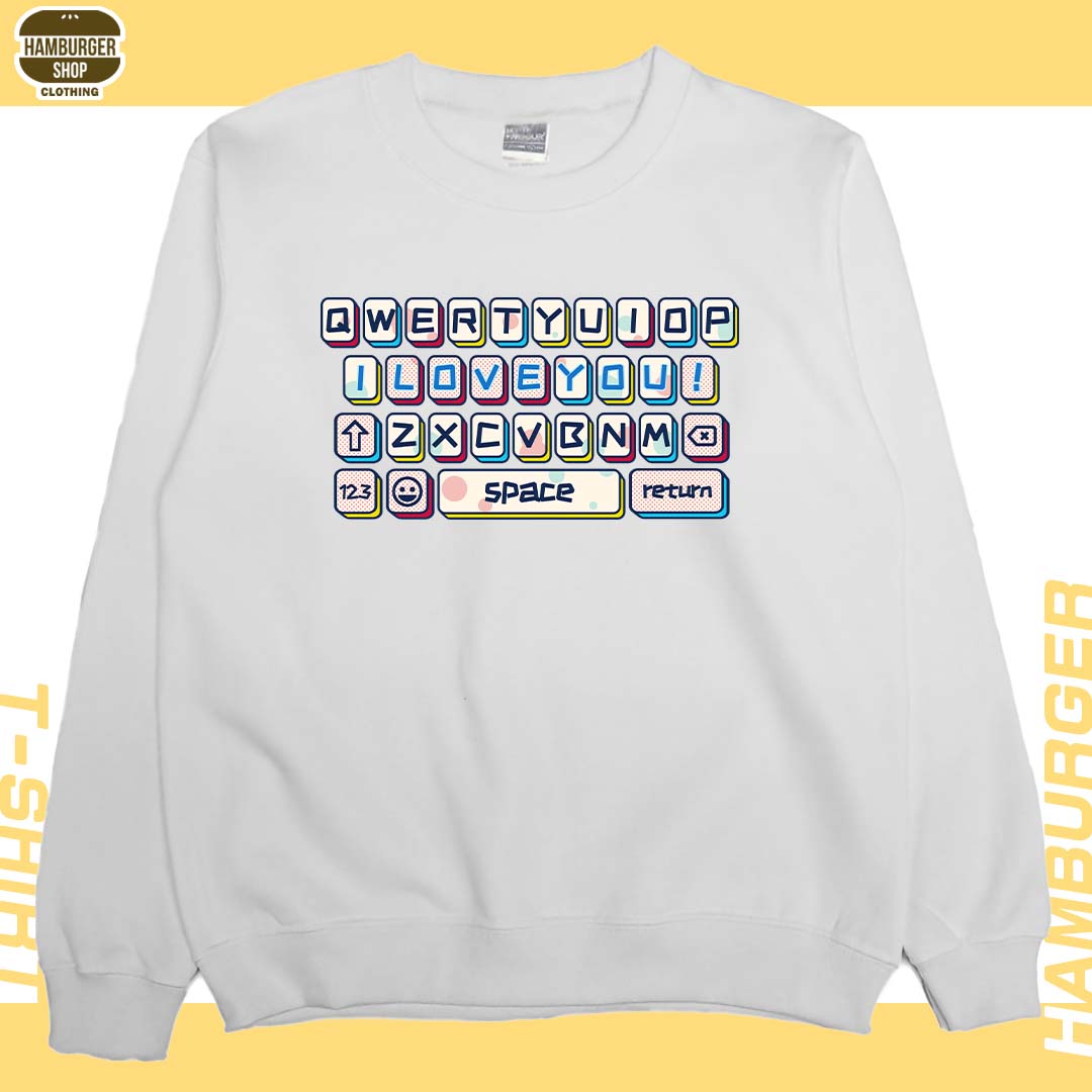 告白鍵盤(大學T)Hamburger T-shirt shop