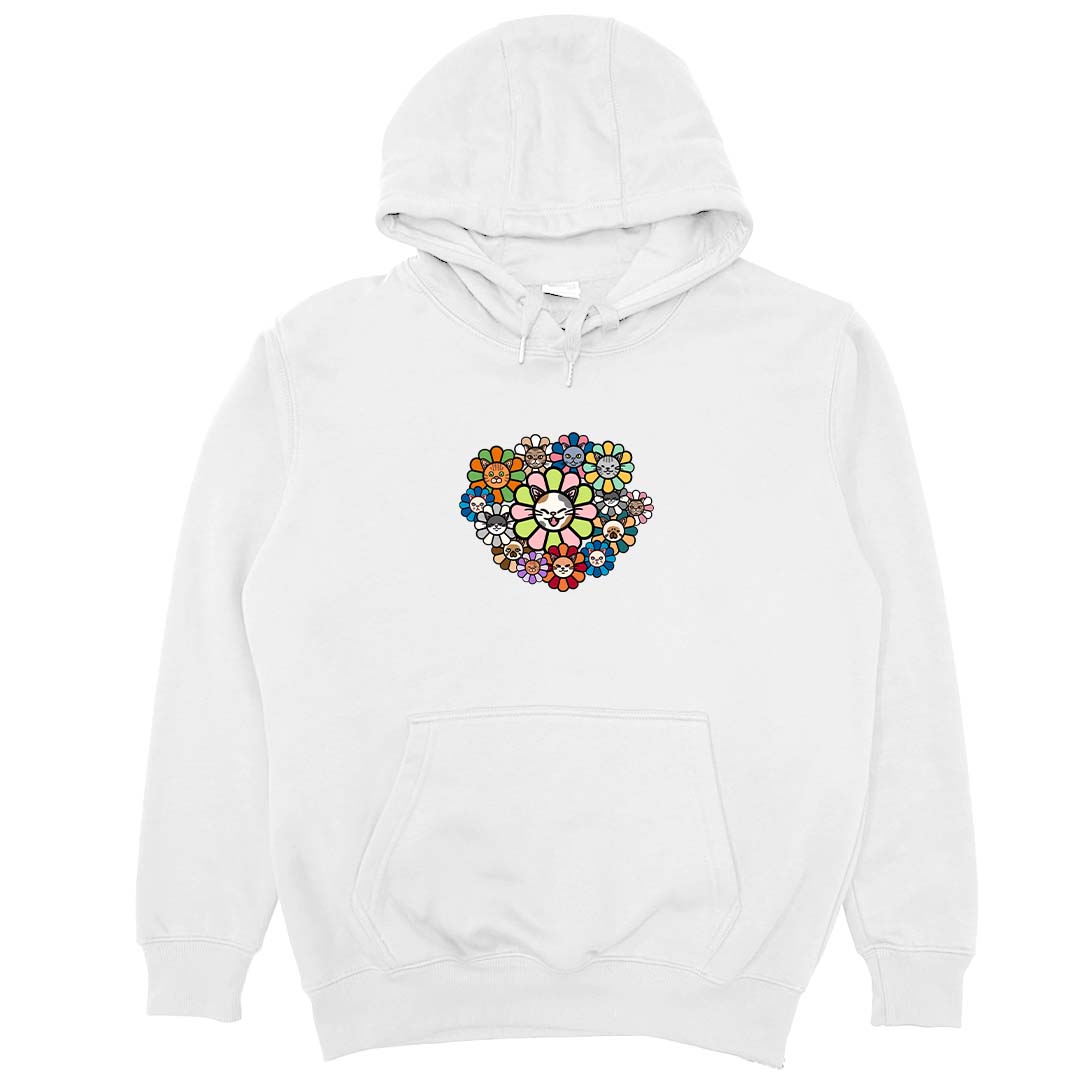 Cat flower(帽T)Hamburger T-Shirt Shop