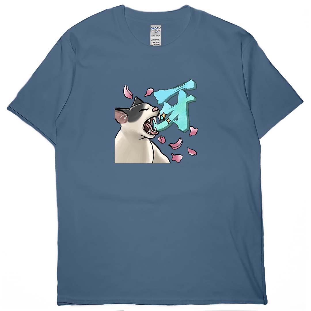 牙(貓)(短T)Hamburger T-shirt shop(NEW)