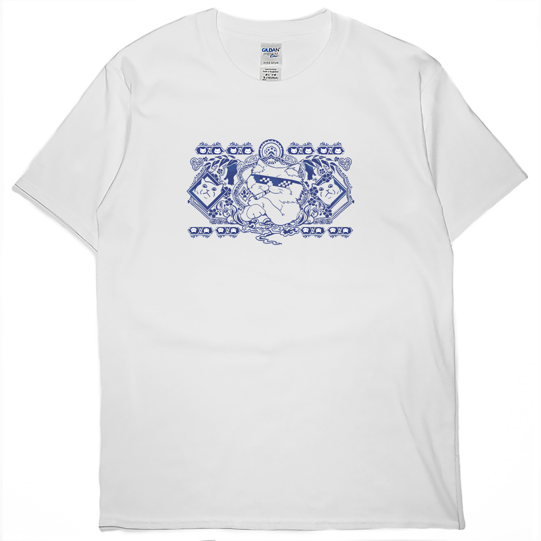 青貓瓷(短T)Hamburger T-shirt shop(NEW)