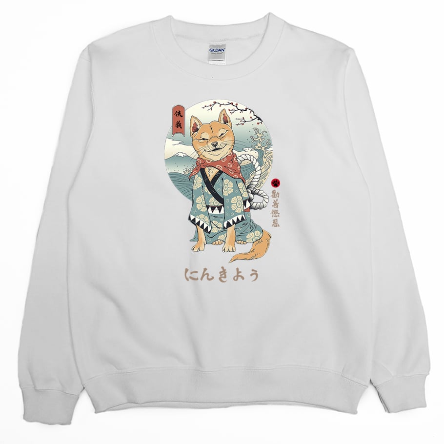 俠義犬(大學T)Hamburger T-Shirt Shop