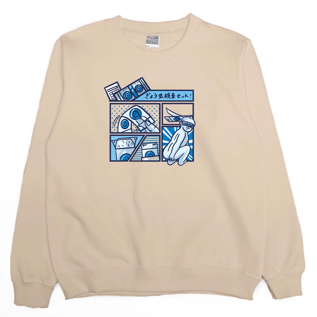 蟯蟲貼片(大學T)Hamburger T-Shirt Shop