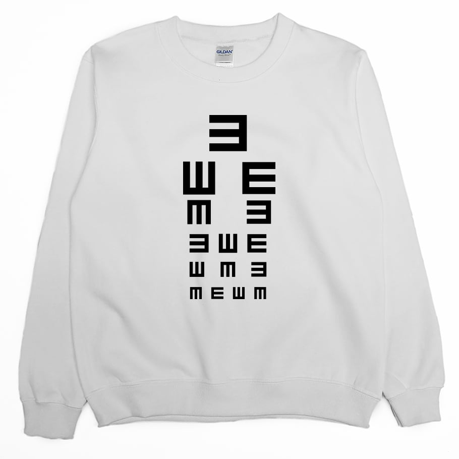 視力檢查(大學T)Hamburger T-shirt shop