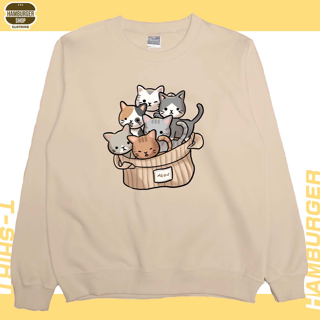 一堆貓一堆毛(大學T)Hamburger T-shirt shop