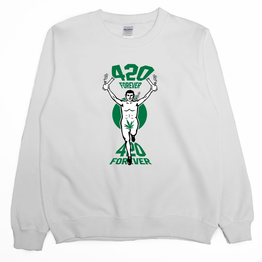 調皮奔跑人(大學T)Hamburger T-shirt shop