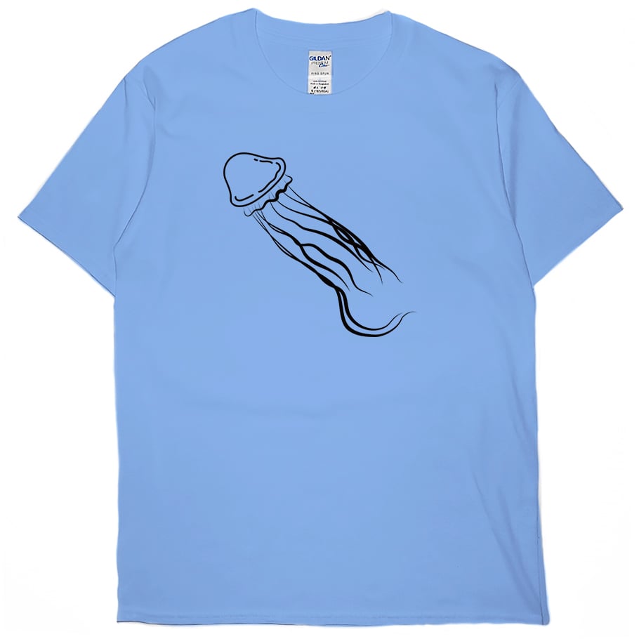 零碼出清 - 水母(短T) 卡羅萊納藍L