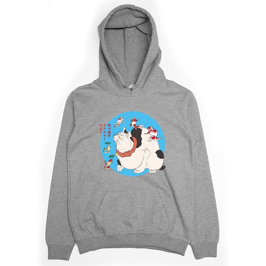 貓金魚(帽T)Hamburger T-Shirt Shop