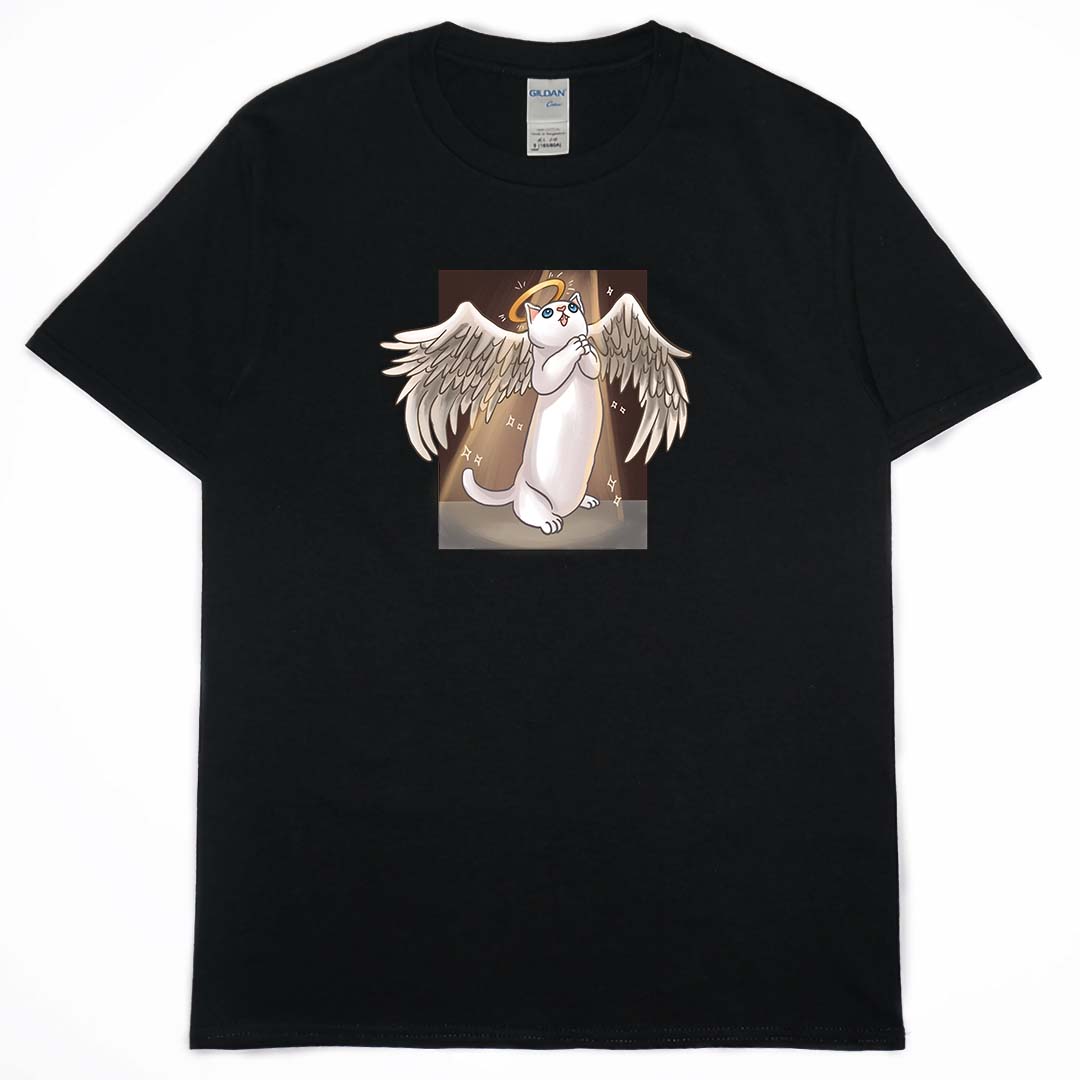 天使貓(短T)Hamburger T-shirt shop