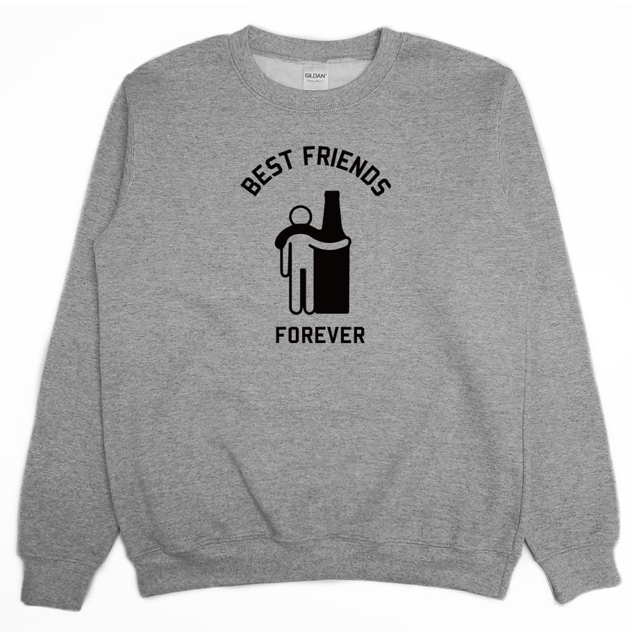 最好的朋友(大學T)Hamburger T-Shirt Shop