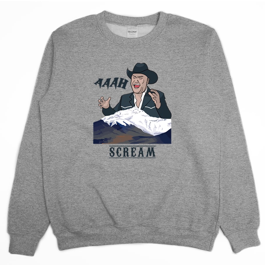 尖叫牛仔(大學T)Hamburger T-Shirt Shop