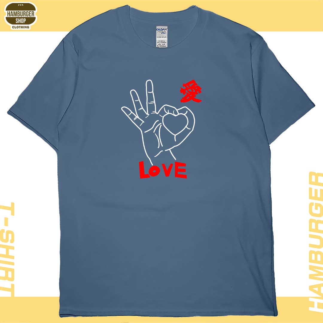 手指愛心(短T)Hamburger T-shirt shop