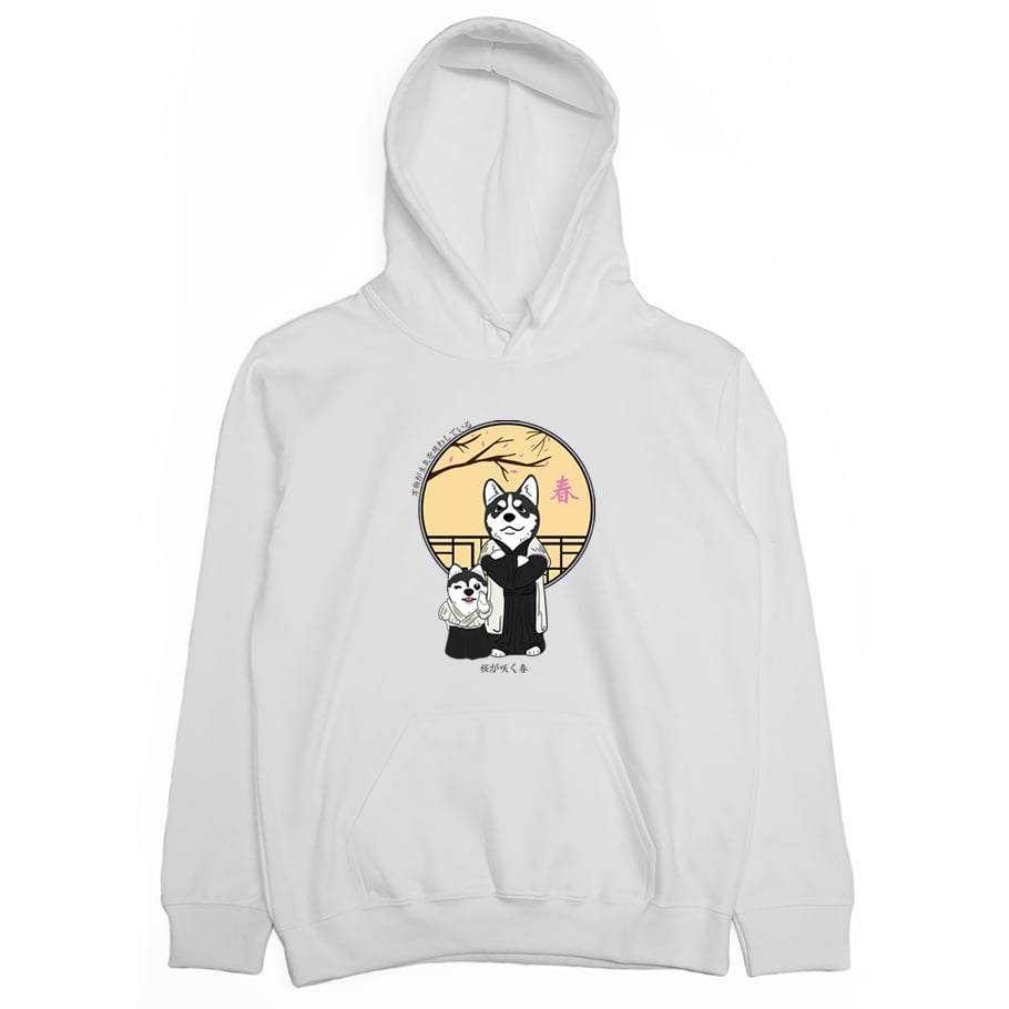 春天哈士奇(帽T)Hamburger T-Shirt Shop