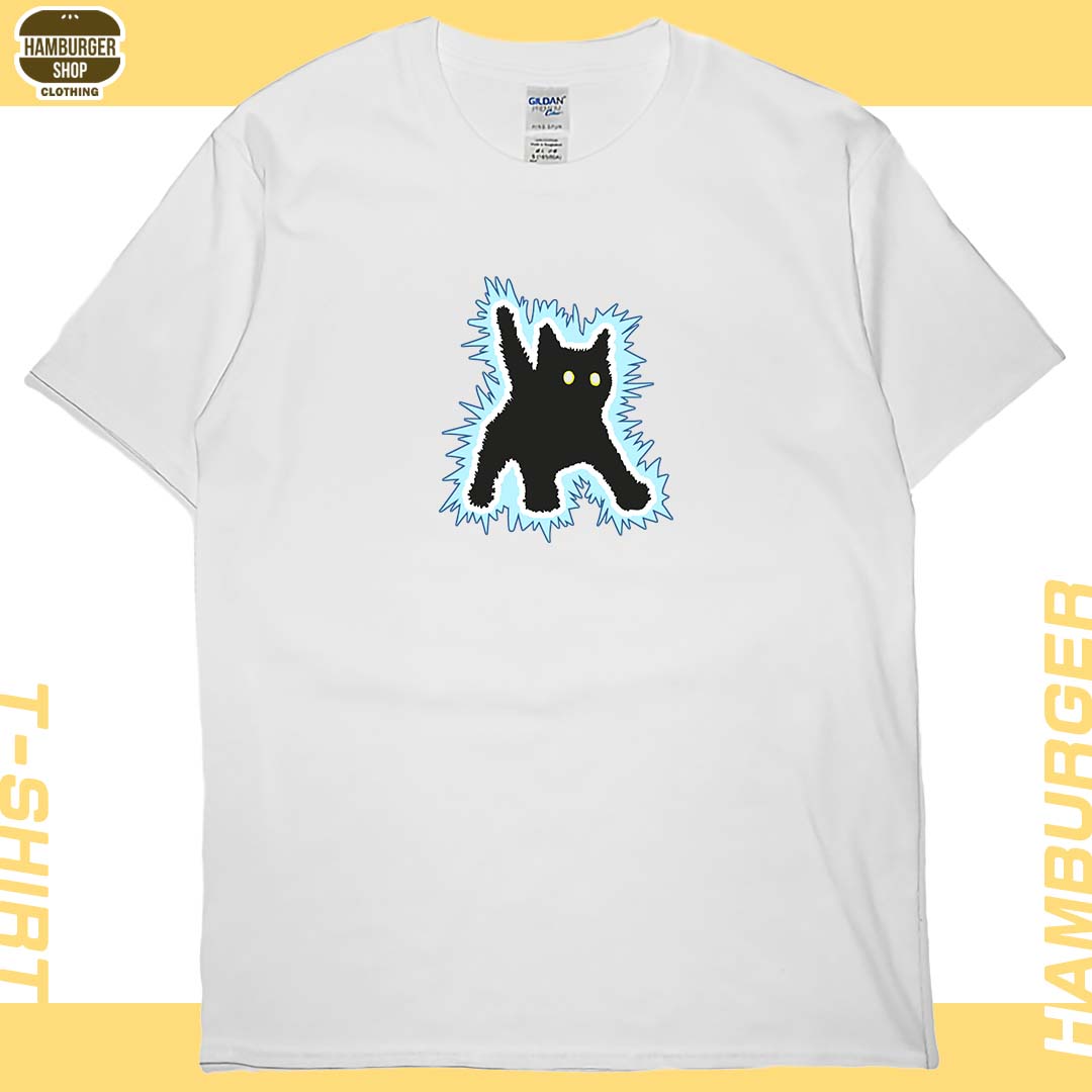 電到咪咪貓貓(短T)Hamburger T-shirt shop