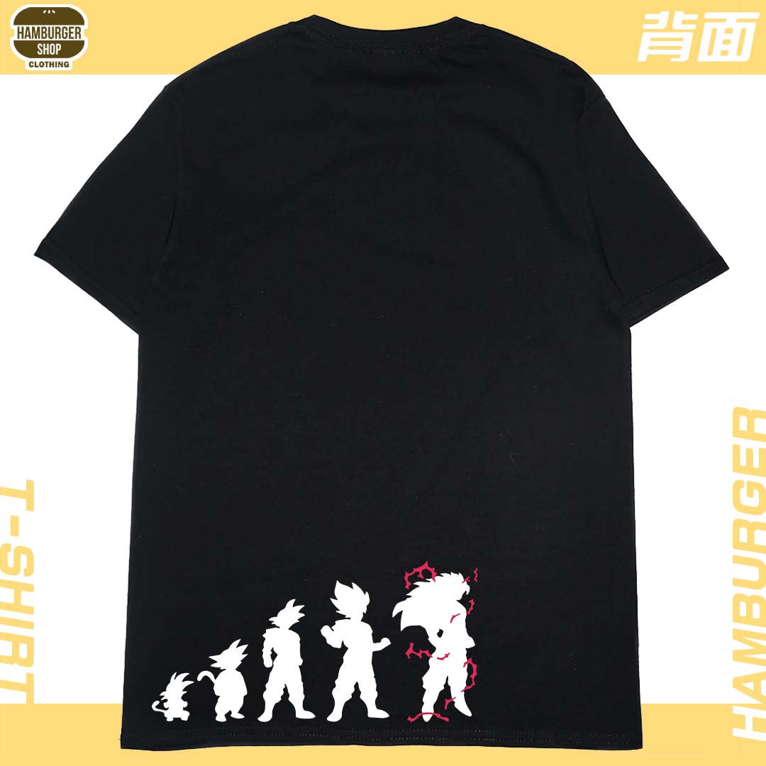 零碼出清 - 進化賽亞(短T) 黑5XL