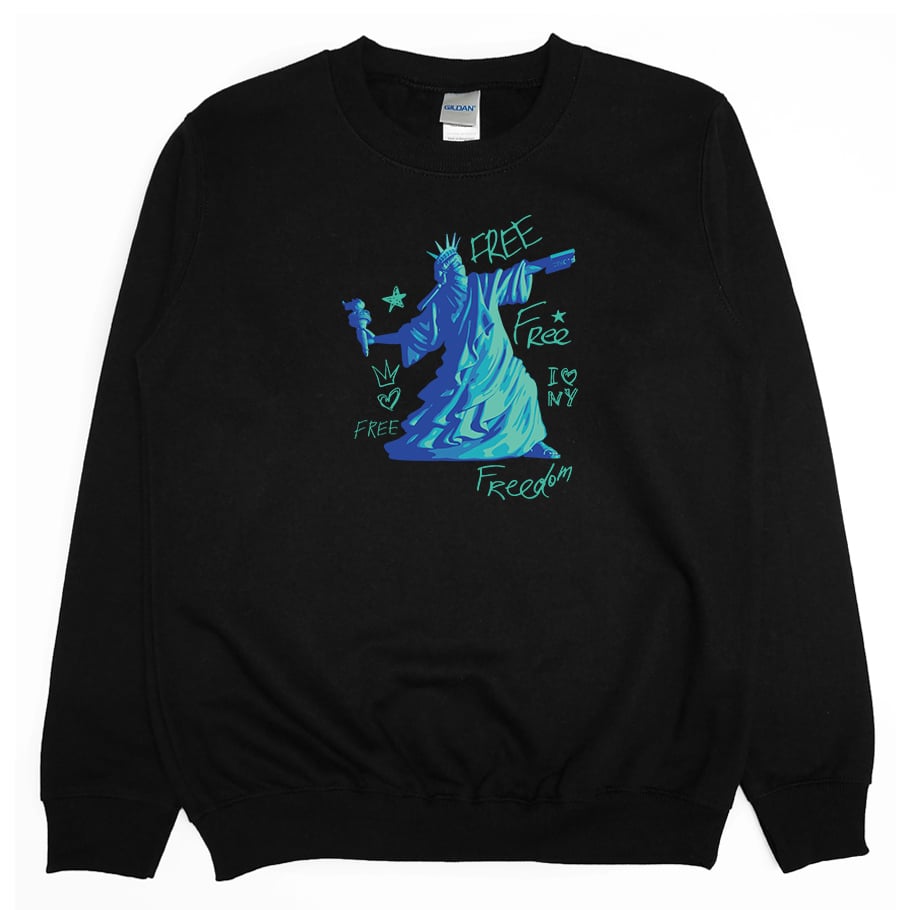 自由女神(大學T)Hamburger T-Shirt Shop