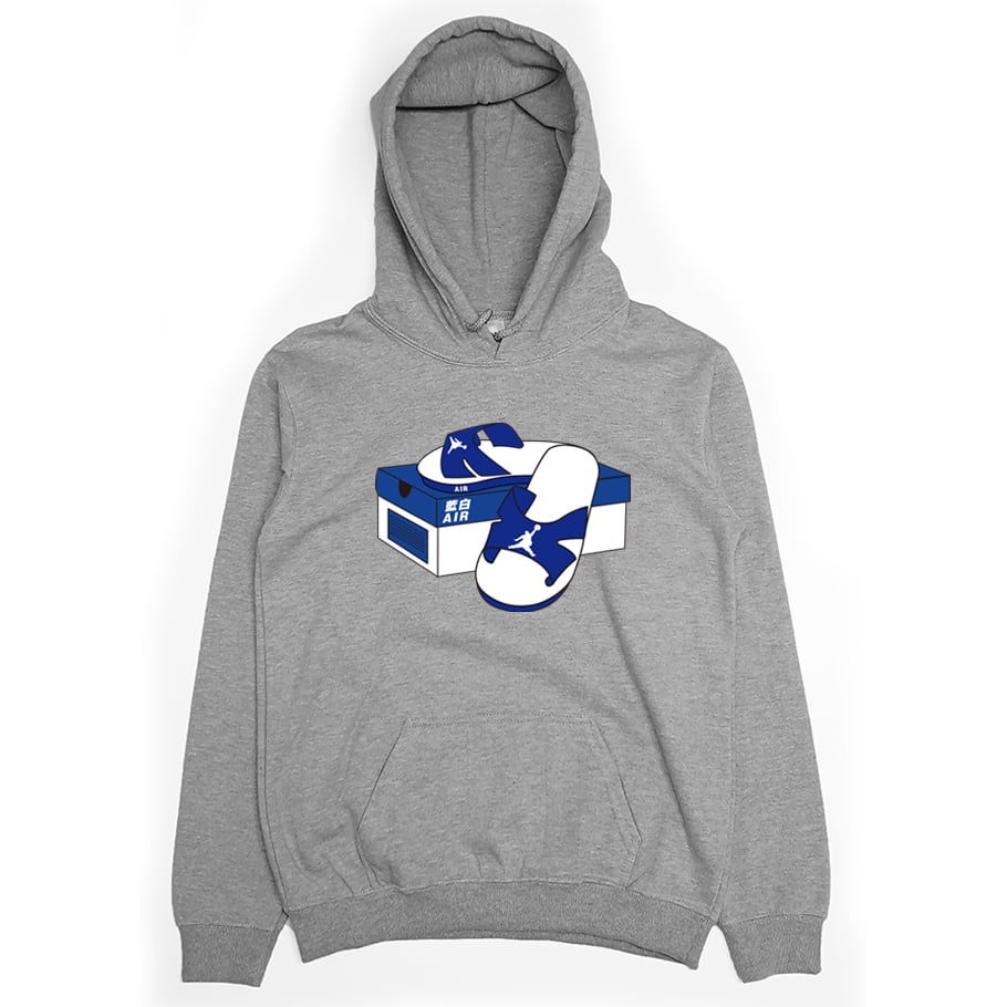 藍白AIR(帽T)Hamburger T-Shirt Shop