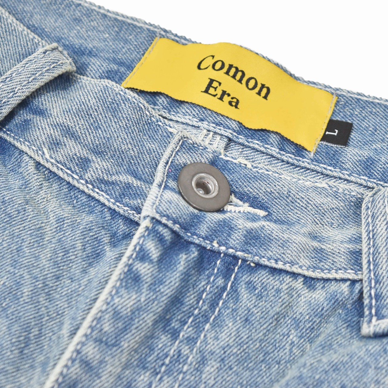 CMNE CARPENTER DENIM SHORTS(水洗藍)