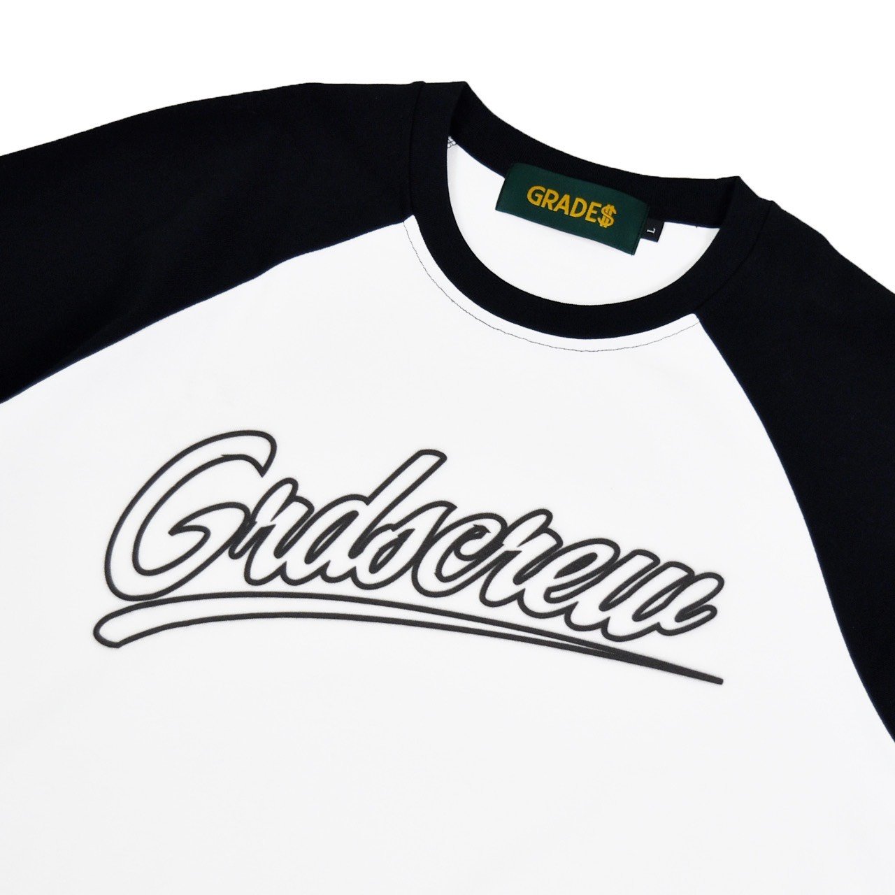 BASEBALL LOGO RAGLAN L/S Tee(黑)
