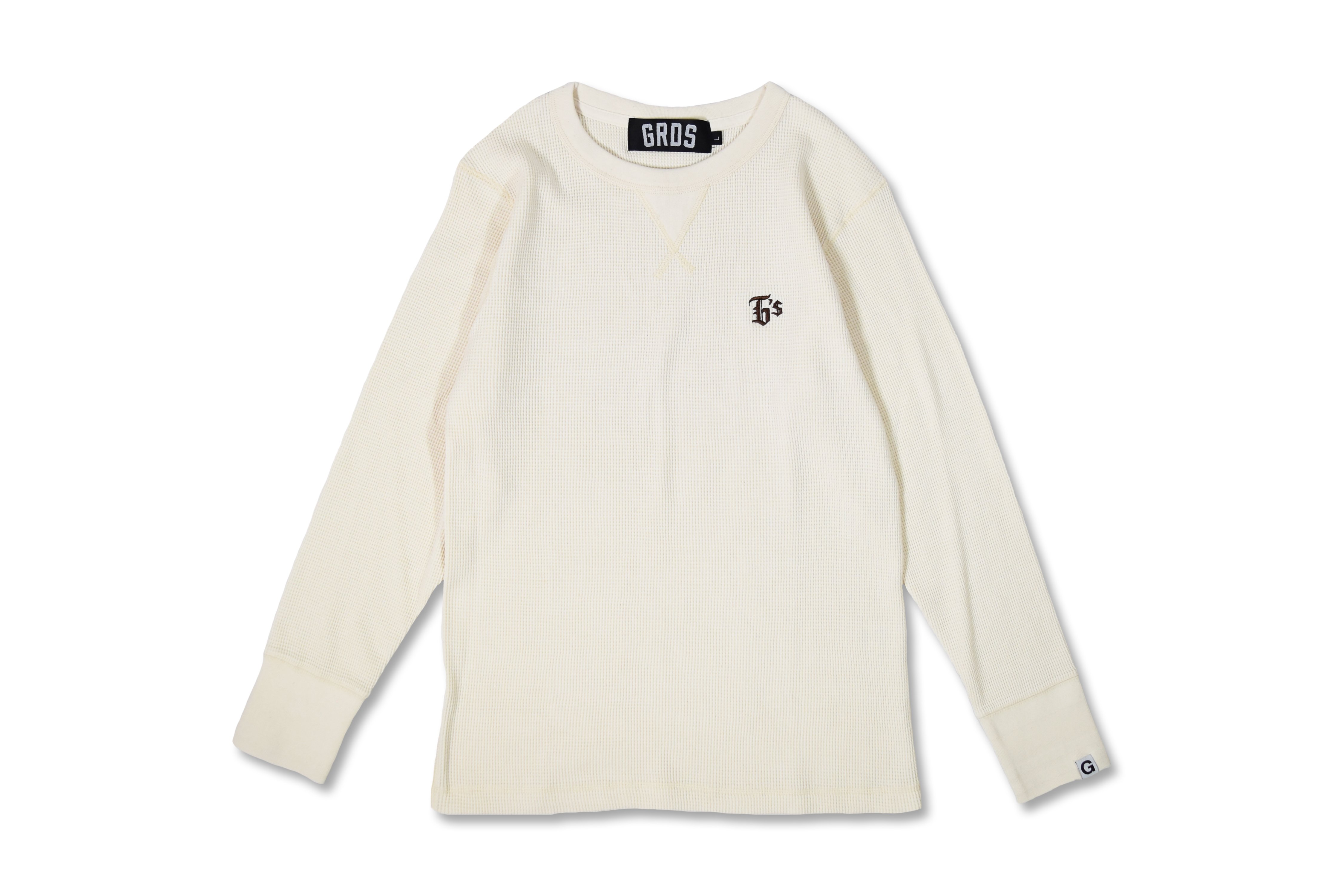 G'$ Goethe WAFFLE LONG SLEEVE TEE(米) G'$ Goethe WAFFLE LONG SLEEVE TEE(米)