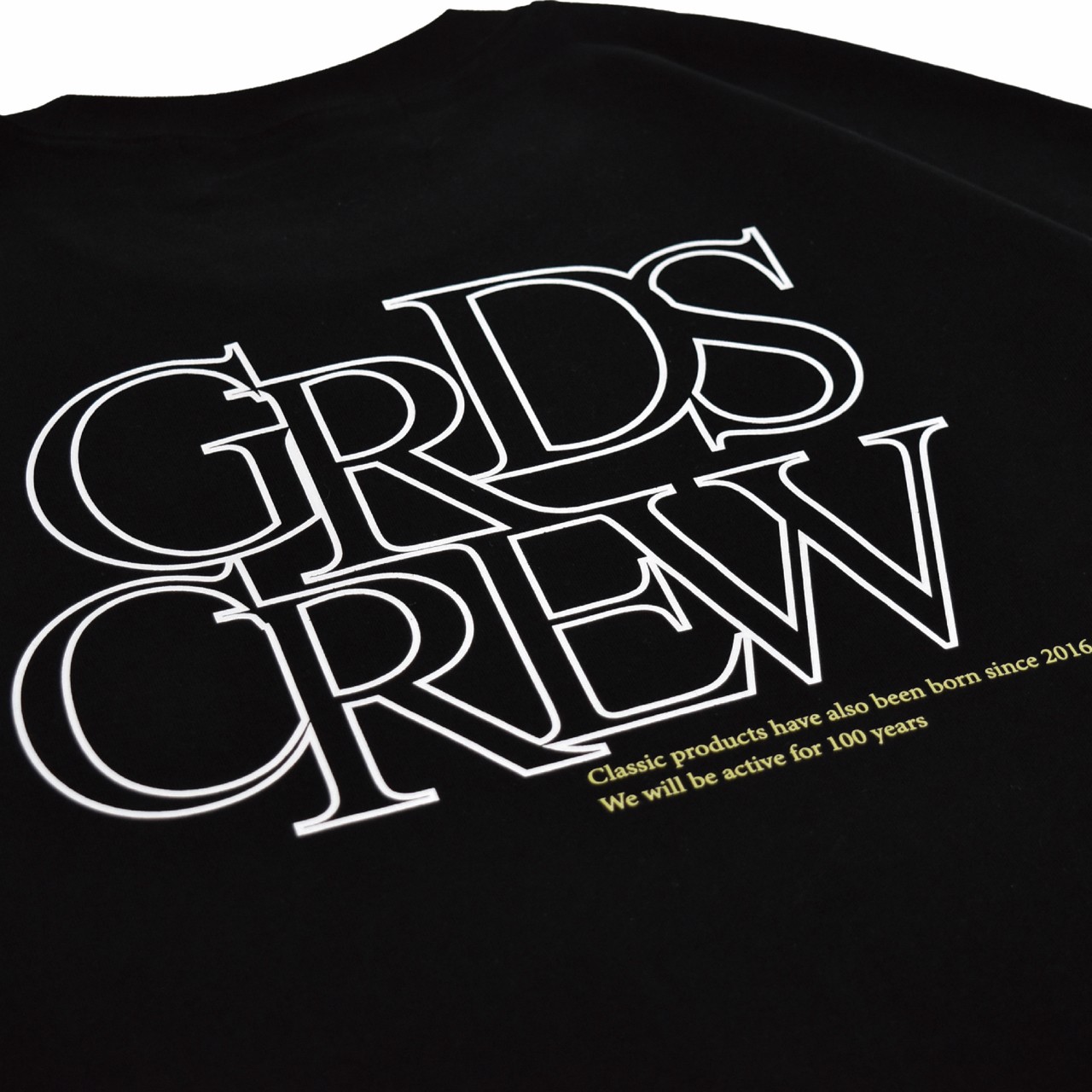 FRAME LINE LOGO L/S TEE(黑)