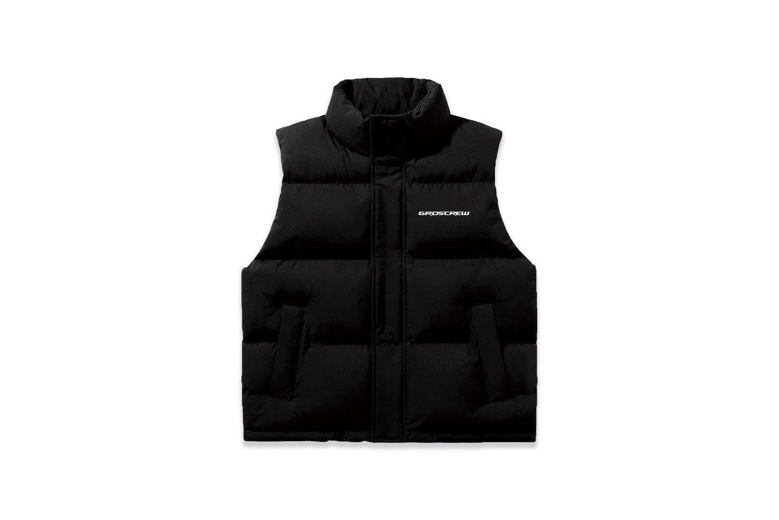 RACING LOGO DOWN VEST(黑)
