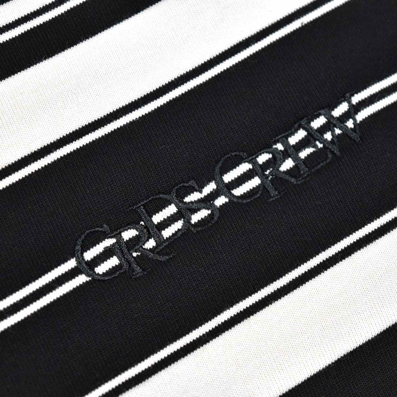 GRDSCREW STRIPED T-Shirt(黑.米白條紋)