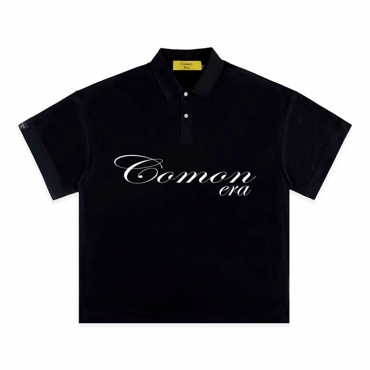 CURSIVE POLO TEE(黑)