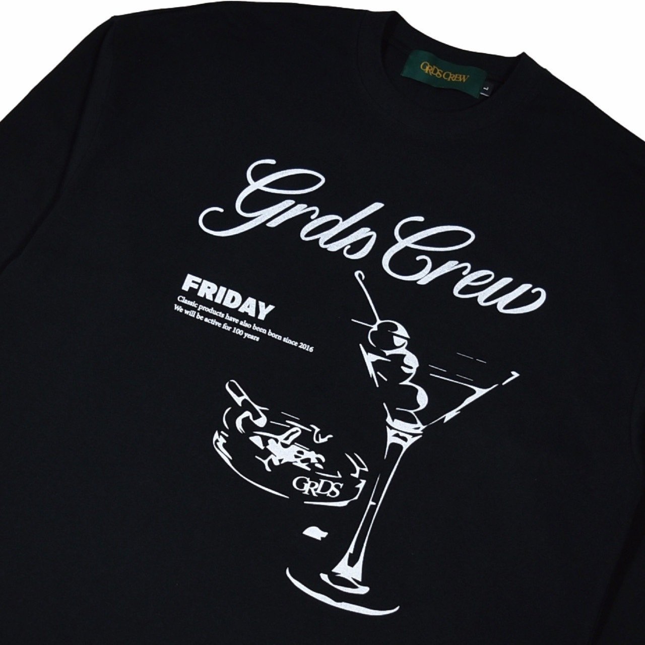 CHILLNIGHT L/S TEE(黑)