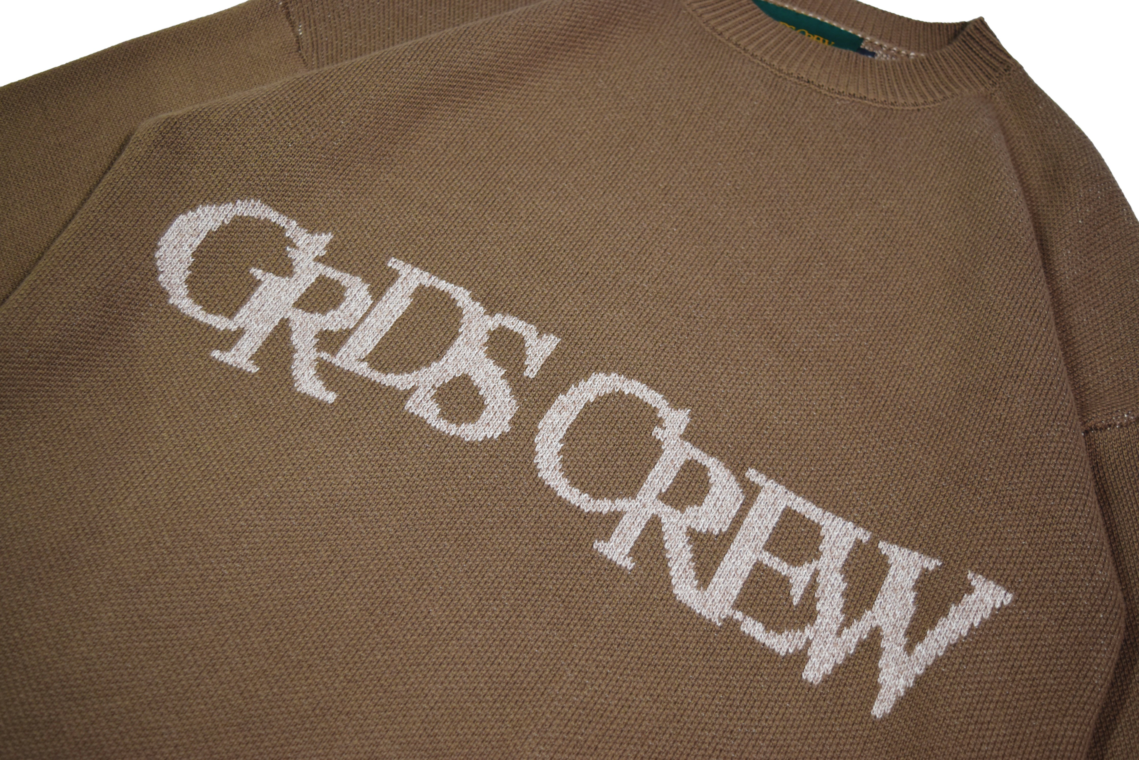 GRDSCREW KNIT SWEATER(咖啡/幻彩駝)