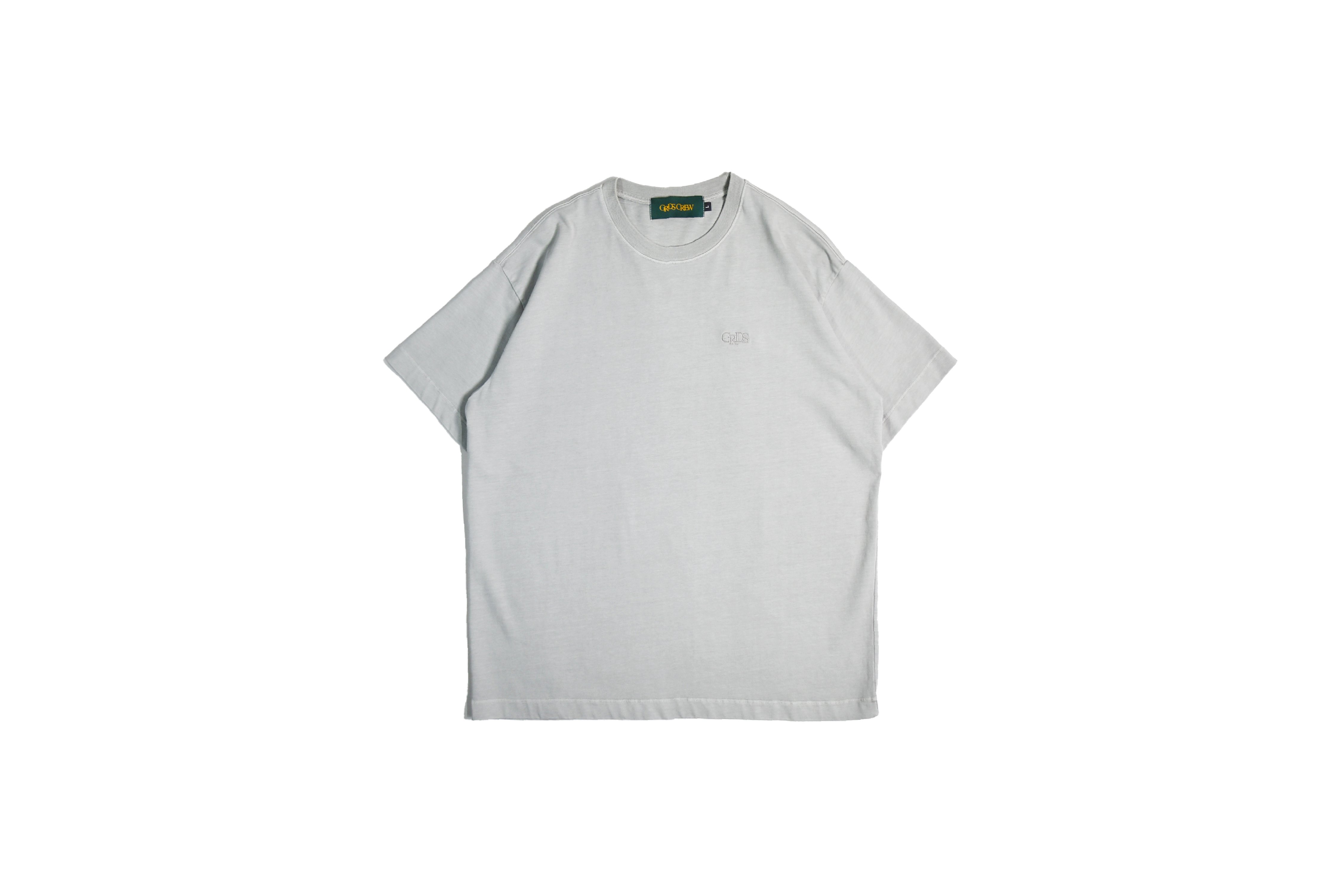 Embroidered Classic Logo Plain T-SHIRT(洗舊灰) Embroidered Classic Logo Plain T-SHIRT(洗舊灰)