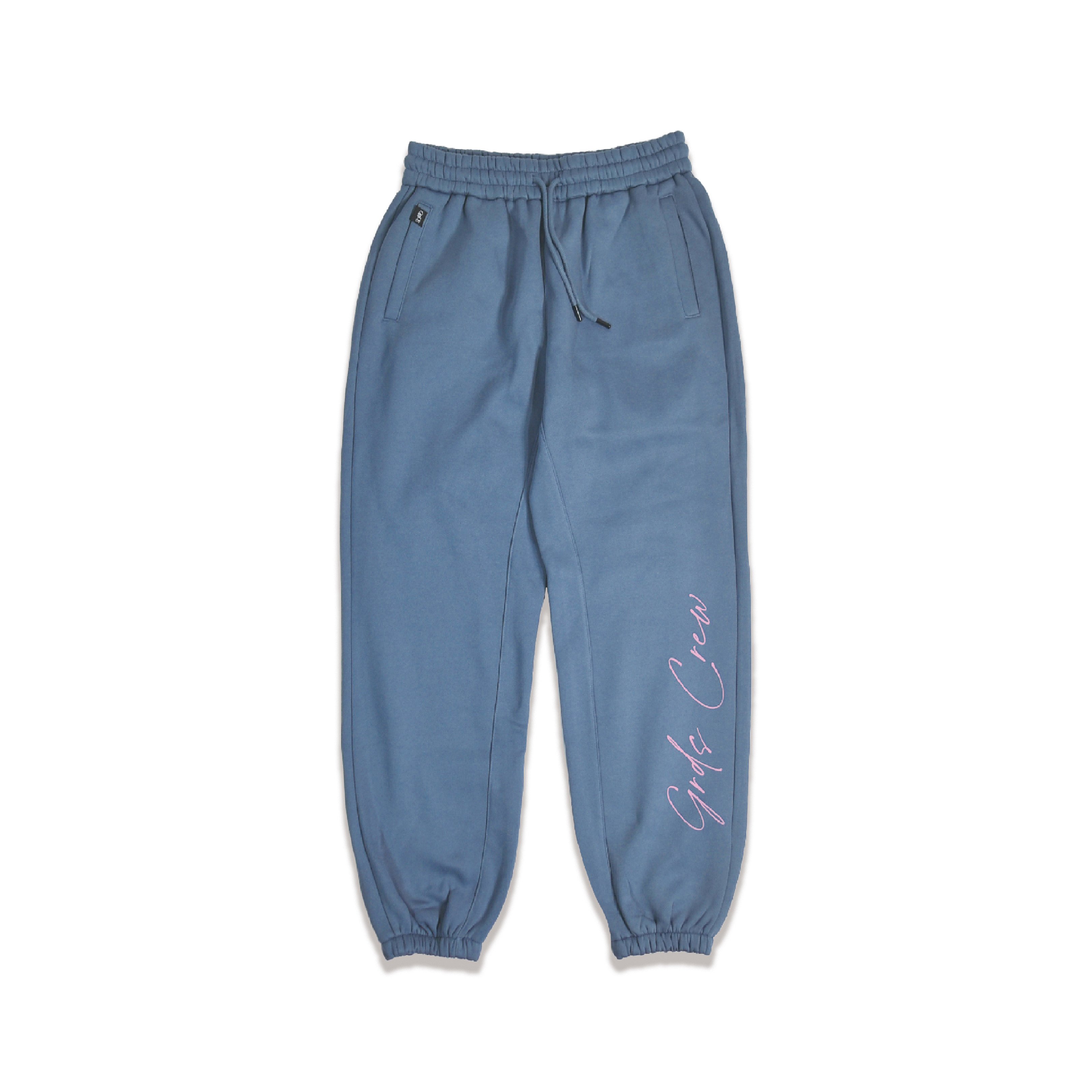 HANDWRITING LOGO SUIT - COTTON PANTS(霧霾藍) HANDWRITING LOGO SUIT - COTTON PANTS(霧霾藍)