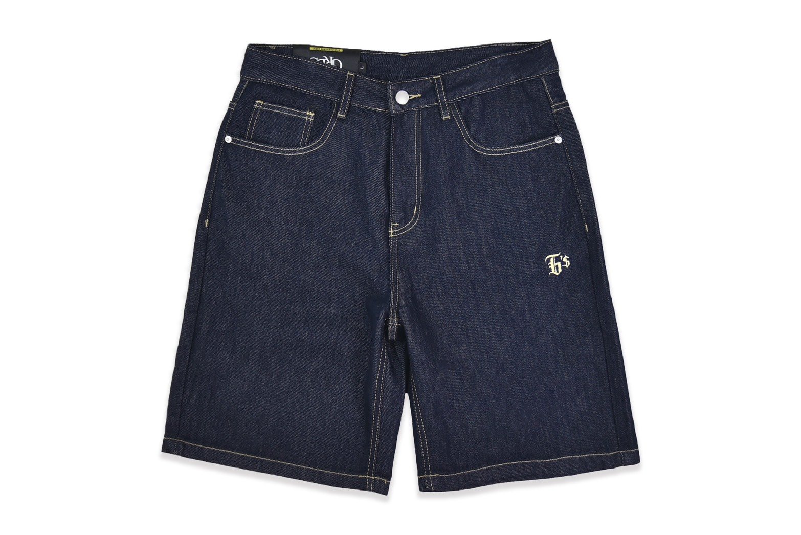 GOETHE RAW DENIM SHORTS